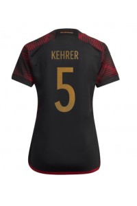 Duitsland Thilo Kehrer #5 Voetbaltruitje Uit tenue Dames WK 2022 Korte Mouw